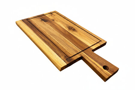 Luxe houten snijplank 52,5x25x2 cm rechthoek